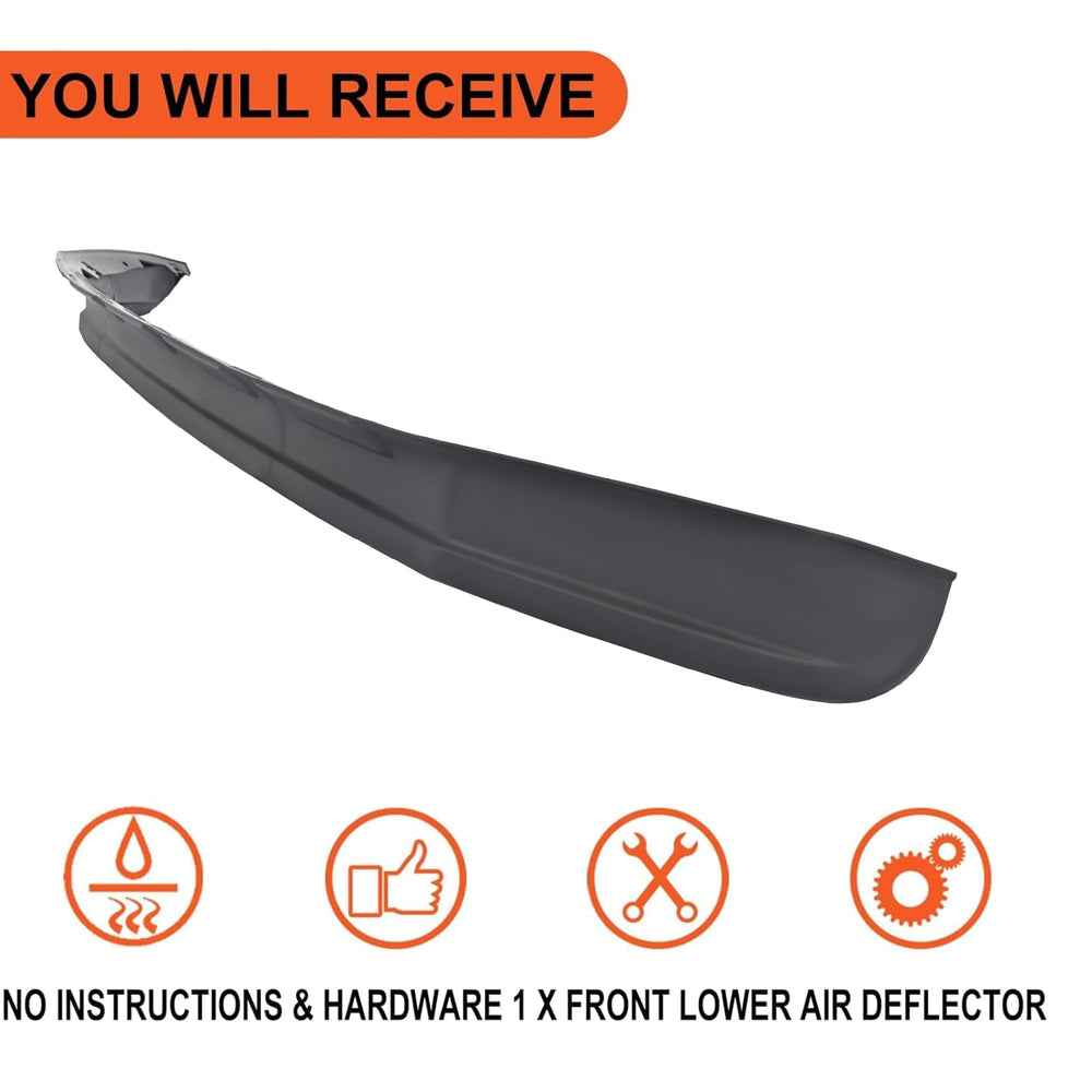 ECOTRIC valance blocking road debris demonstrating protective benefit