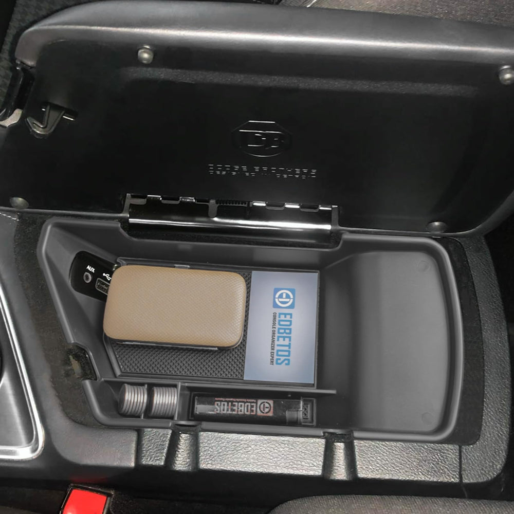 EDBETOS tray next to coins and card showing size and capacity benefit