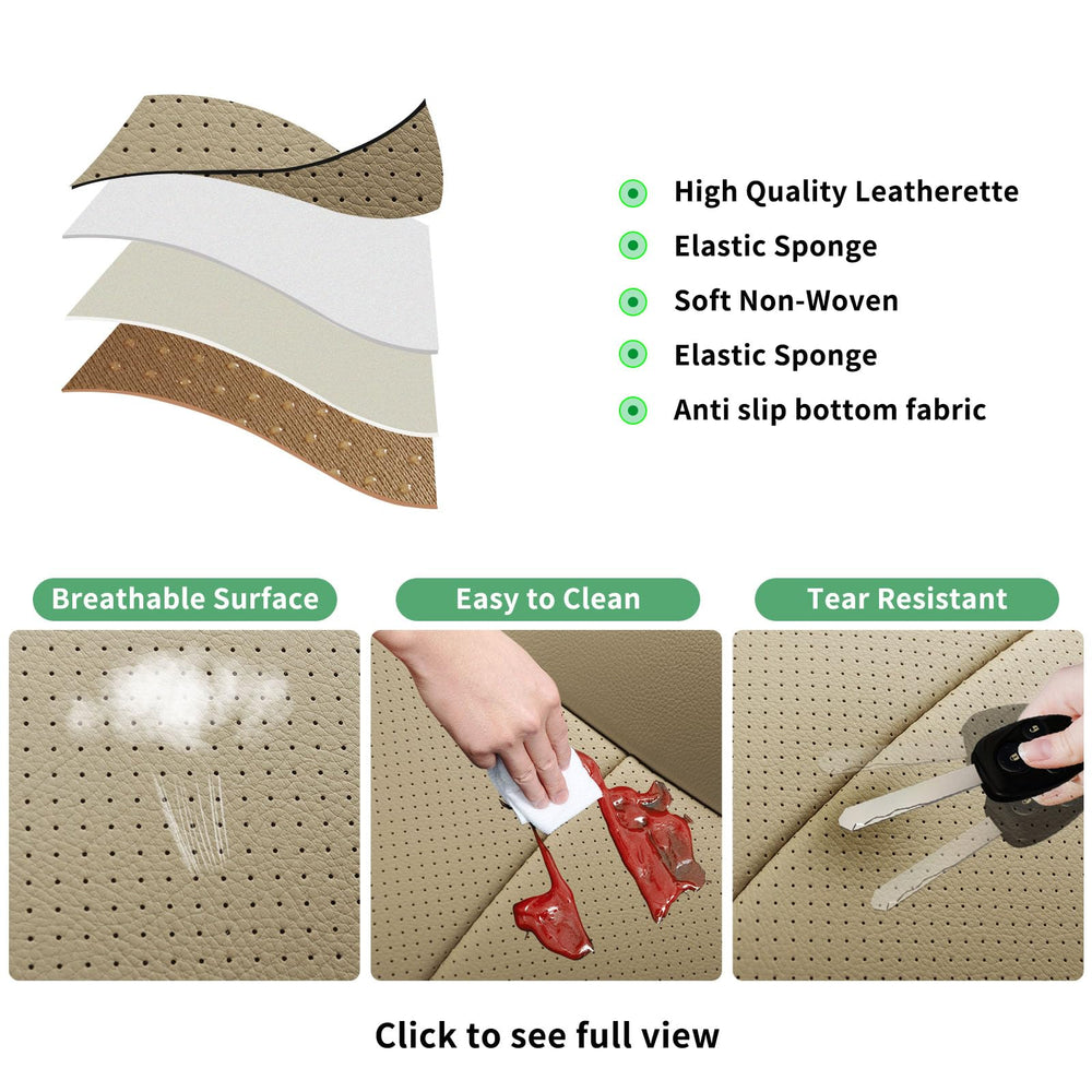 EDEALYN anti-slip backing under-seat reduces shifting during use