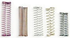 Edelbrock step-up springs pack front view showing color-coded springs for precise carb tuning