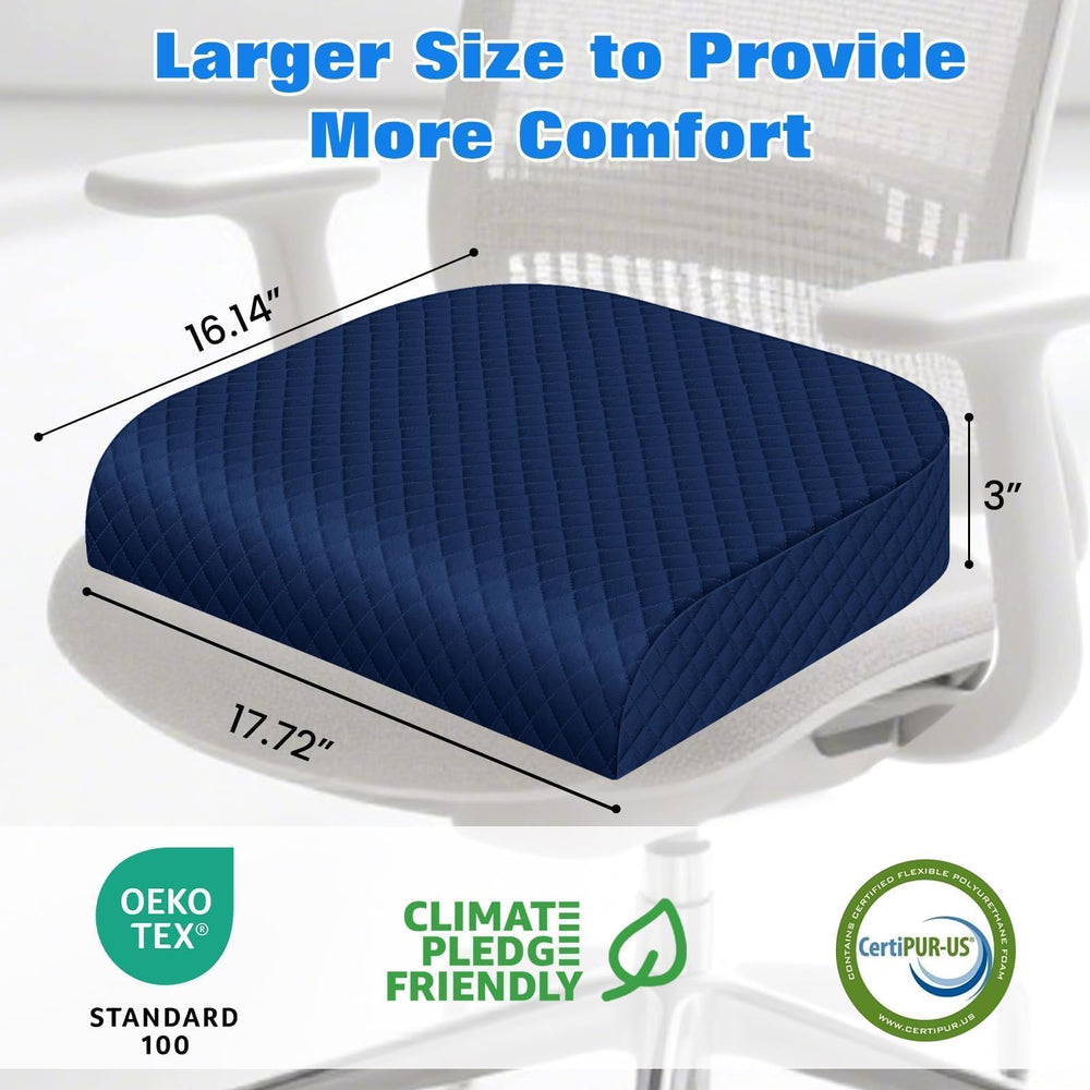 EdenDwell memory foam cross-section highlighting high-density support and contouring
