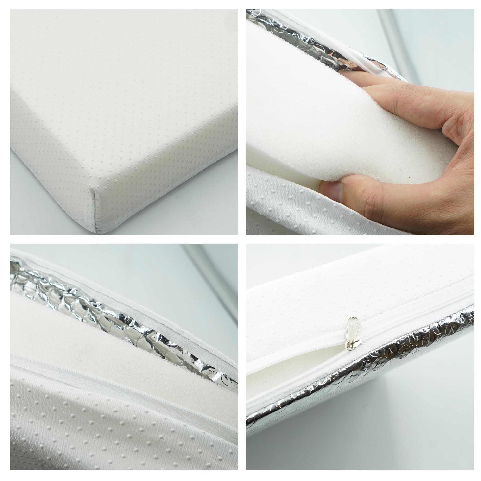 EDIETH removable outer cover in washing machine showing easy-care benefit
