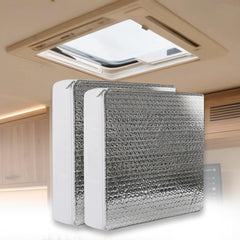 EDIETH front view of 14x14 vent cover showing full coverage and fit benefit