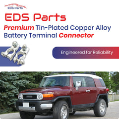 EDS negative 16mm terminal close-up highlighting fit and corrosion-resistant finish
