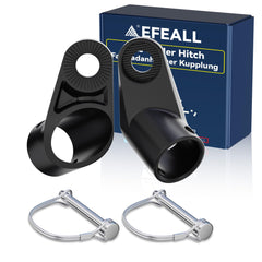 EFEALL front view of coupler showing sturdy stainless steel and durable finish