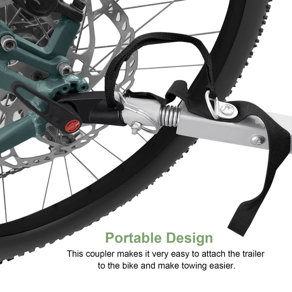 EFEALL trailer connection close-up showing stable pivot and improved safety