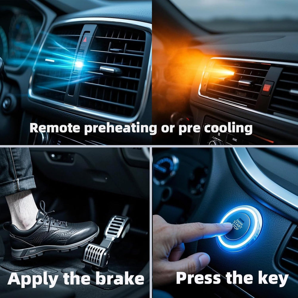 EFHIPS key fob front view illustrating quick remote start convenience