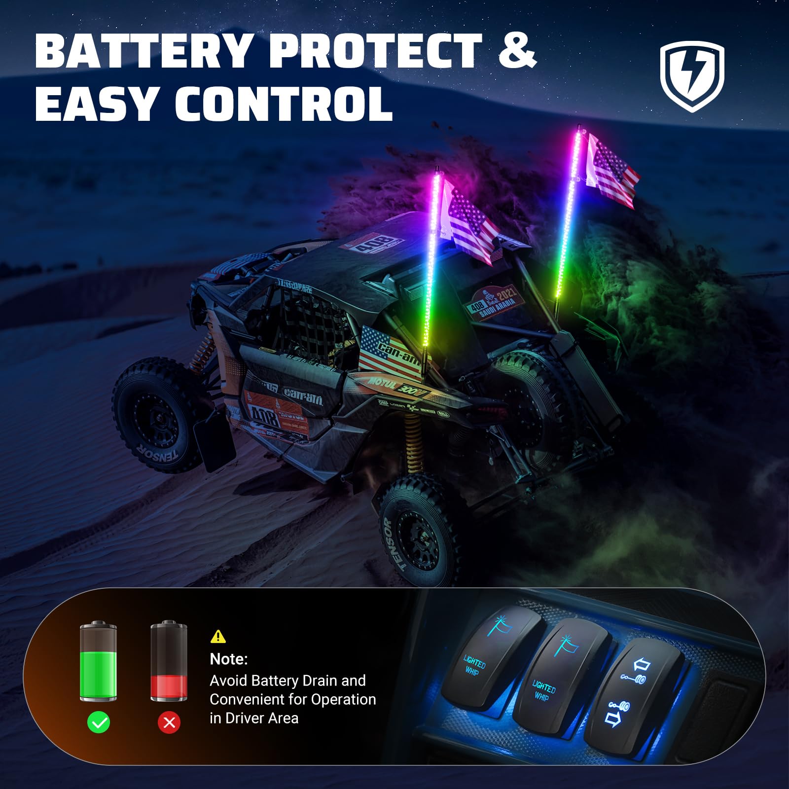 Ehaho remote and app controls showing easy on-the-fly customization