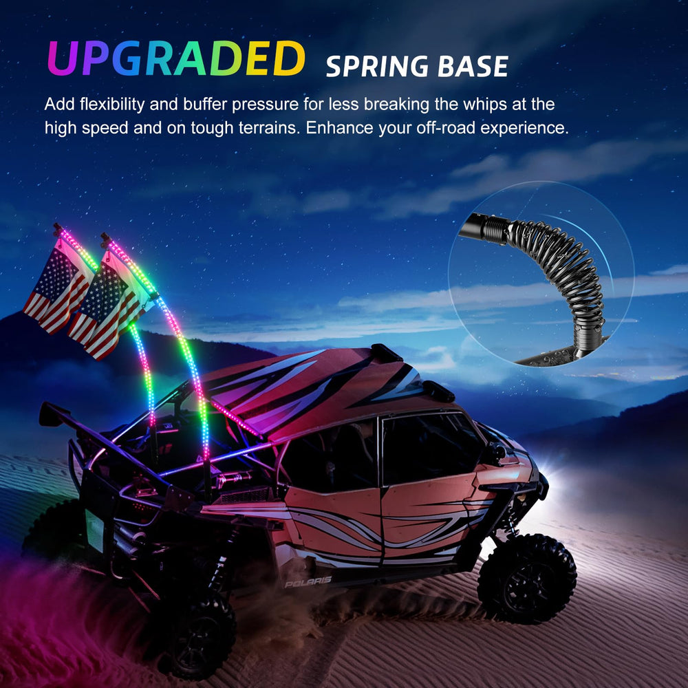 Ehaho spring base detail showing reinforced coils and shock buffering for rugged off-road use