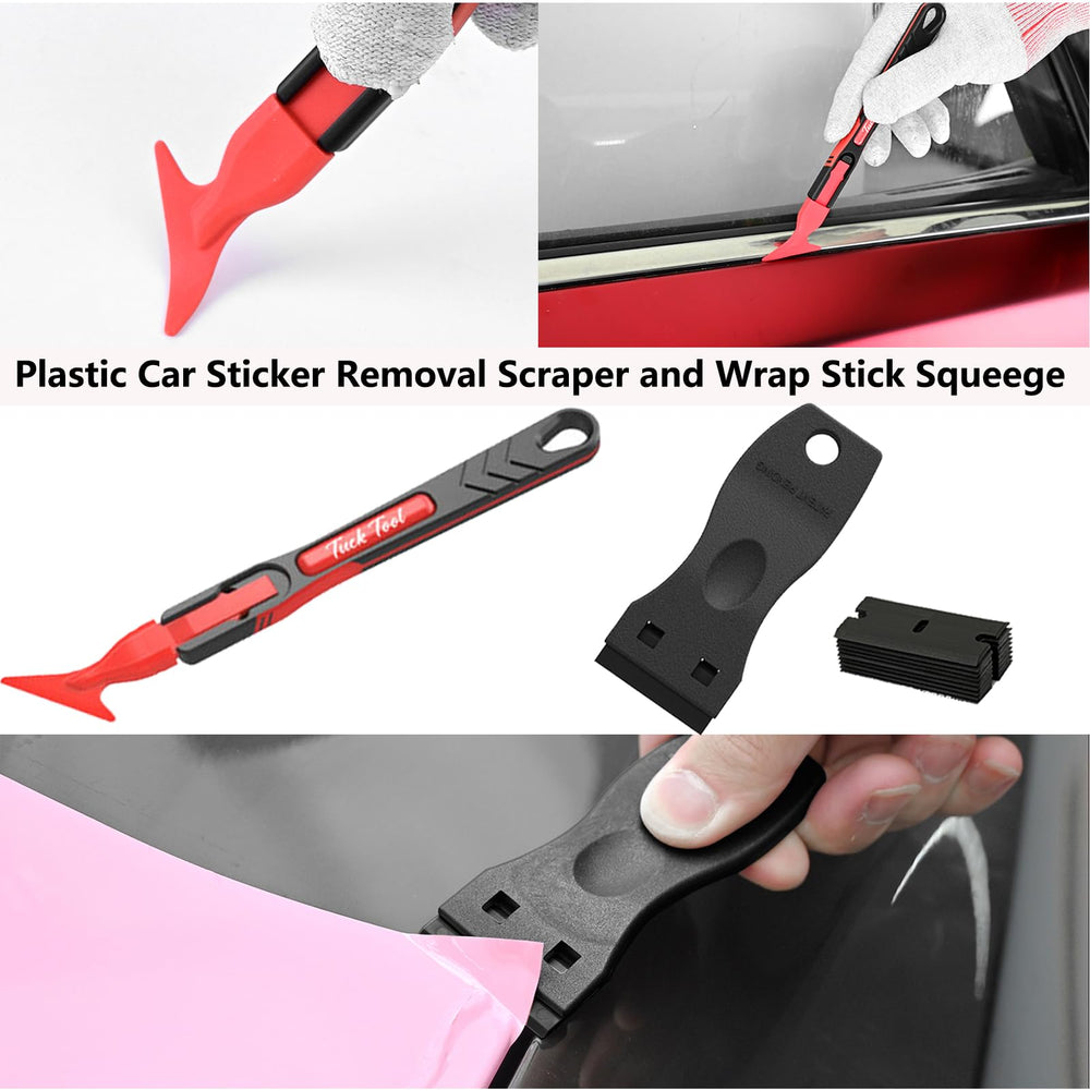 EHDIS paddle squeegee with scrubber pad cleans glass efficiently