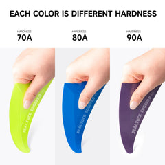 EHDIS green soft squeegee close-up showing gentle smoothing benefit