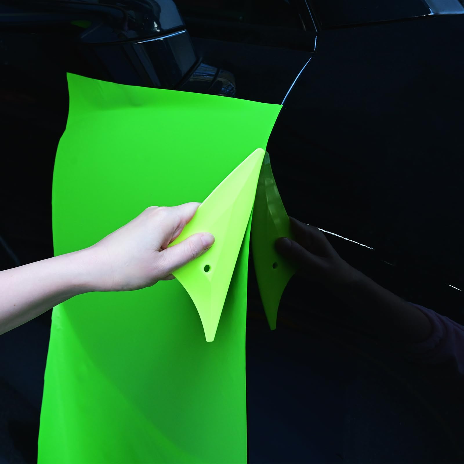 EHDIS felt edge close-up showing scratch-free film protection