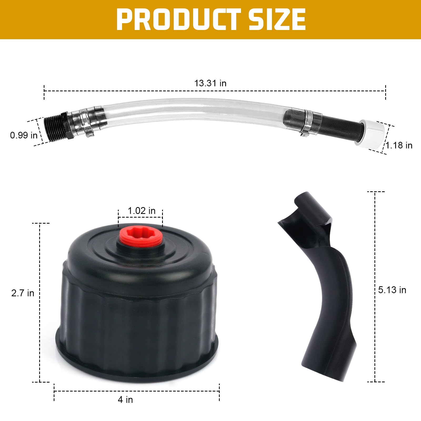EINDER cap close-up showing iron ring and gasket for secure leak prevention