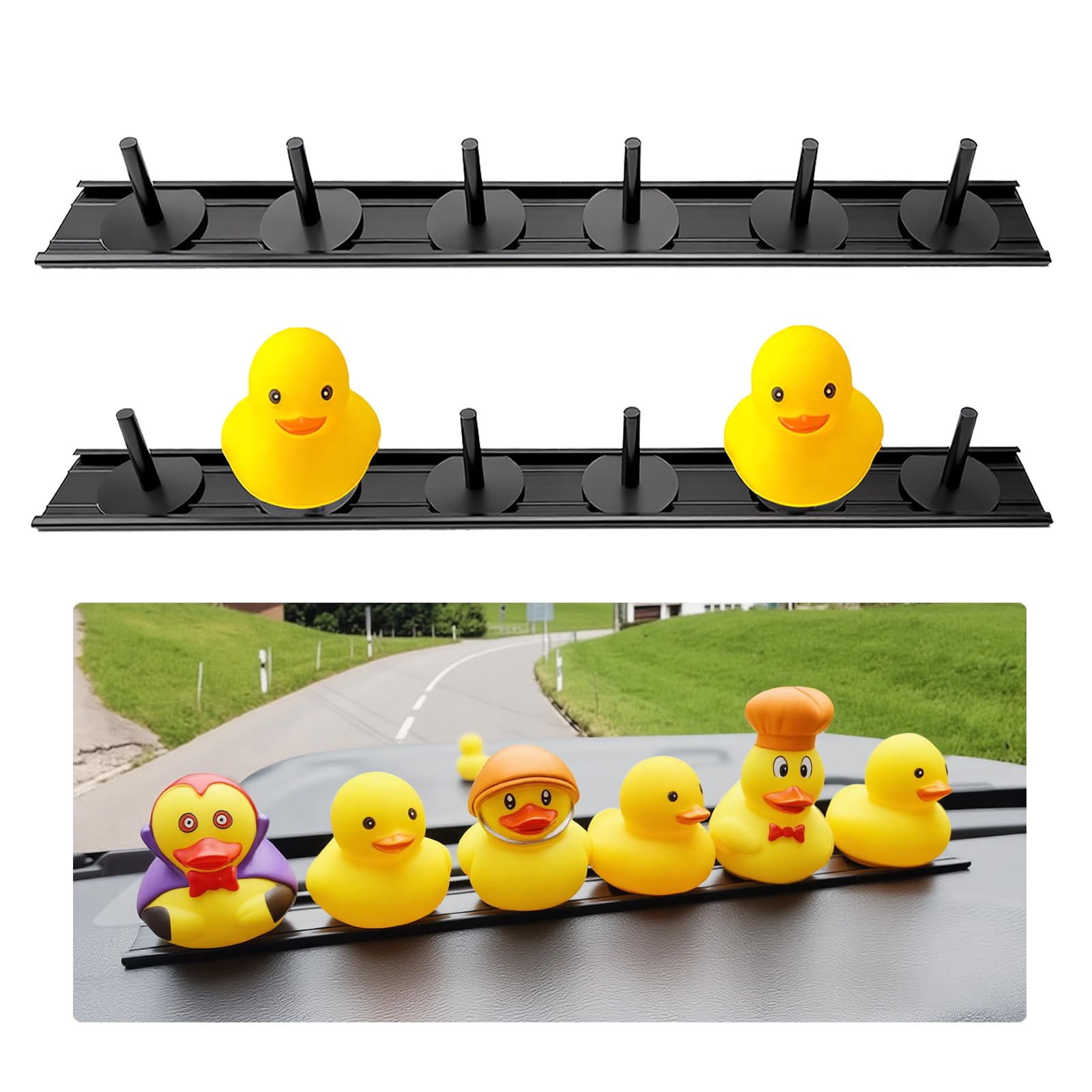 EJDRFN front view of aluminium duck holder showing clean design and secure mounting benefit
