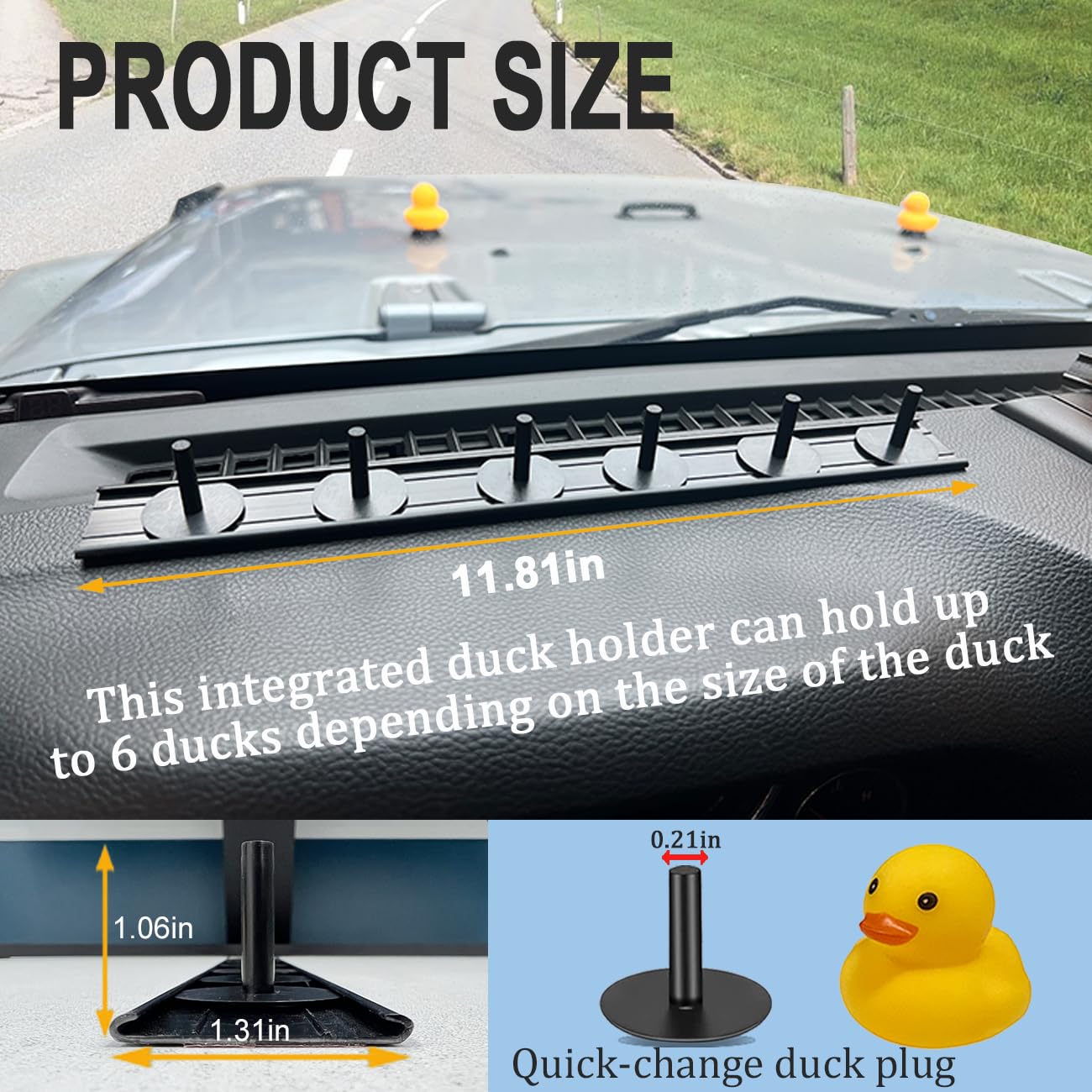 EJDRFN desk display with ducks showing versatile use and decorative organization benefit