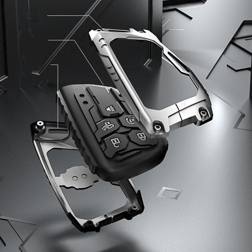 EJOAOJE cover installed on Chevy key demonstrating preserved button function and fit