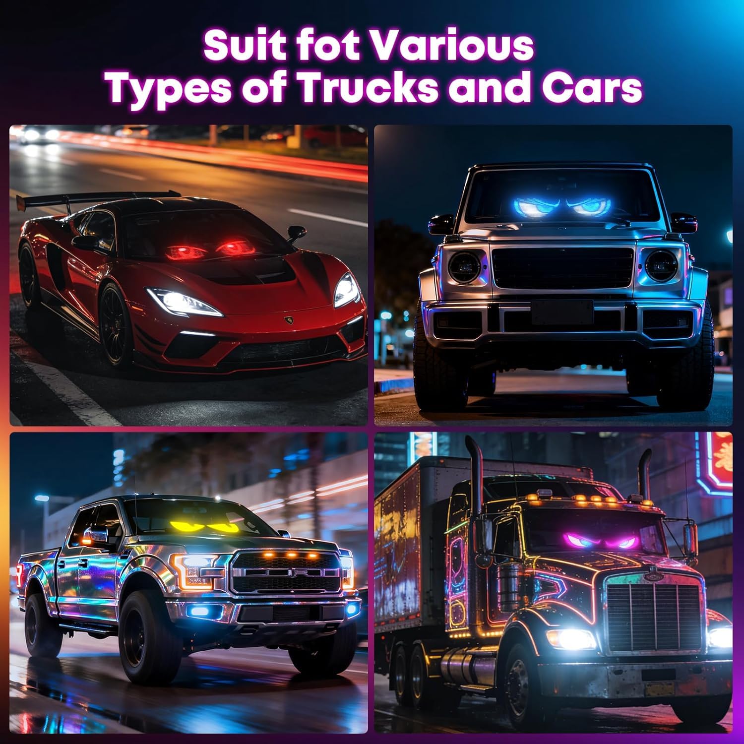 EJ's SUPER CAR mobile app screen showing custom animation control benefit