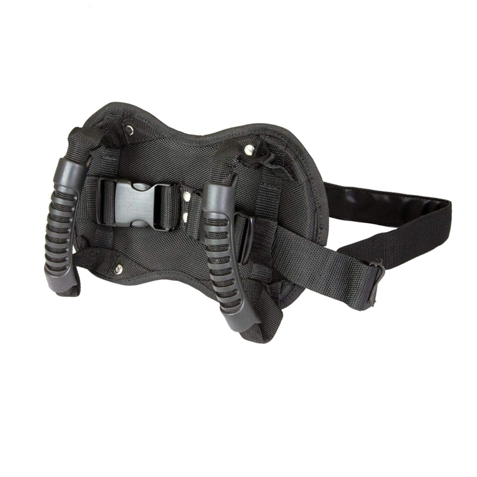 EKDJKK front view of rear handle showing secure grip benefit