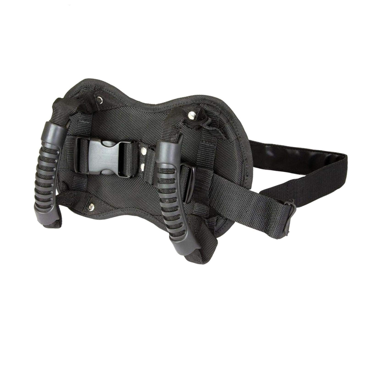 EKDJKK front view of rear handle showing secure grip benefit