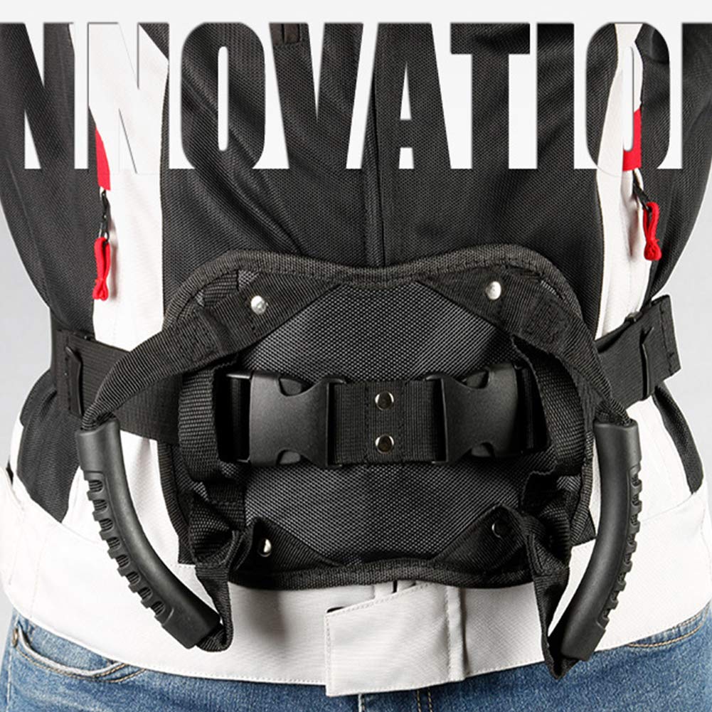 EKDJKK side profile mounted on motorcycle seat for added stability