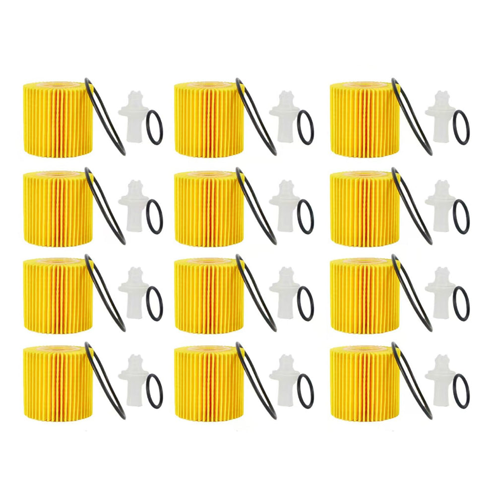 EKIONBY front packaging yellow oil filter showing product ID and easy selection benefit