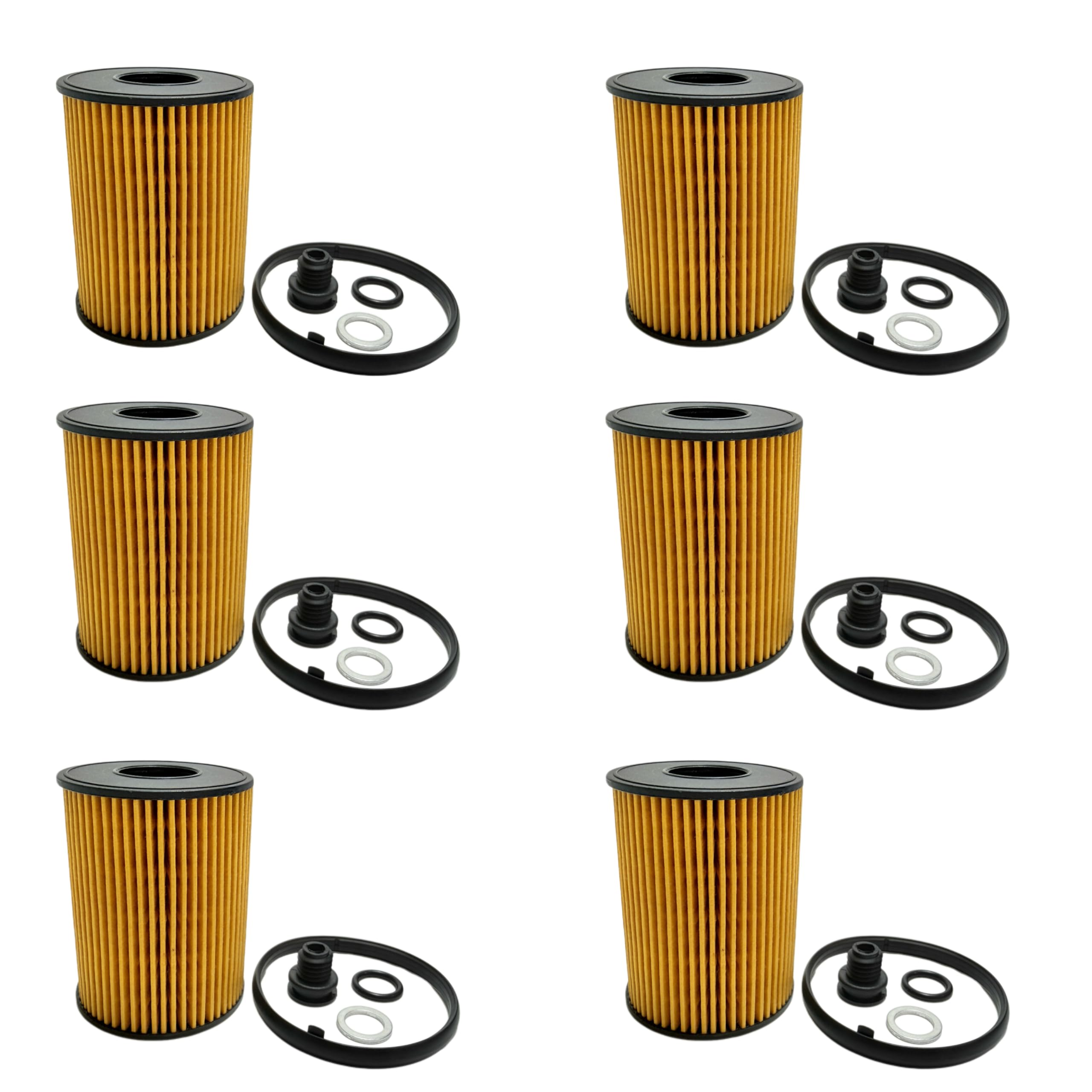 EKIONBY front view of six packaged filters showing reliable replacement supply
