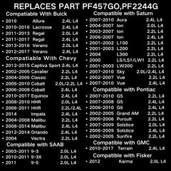 EKIONBY side label with part number and cross-references for quick compatibility check