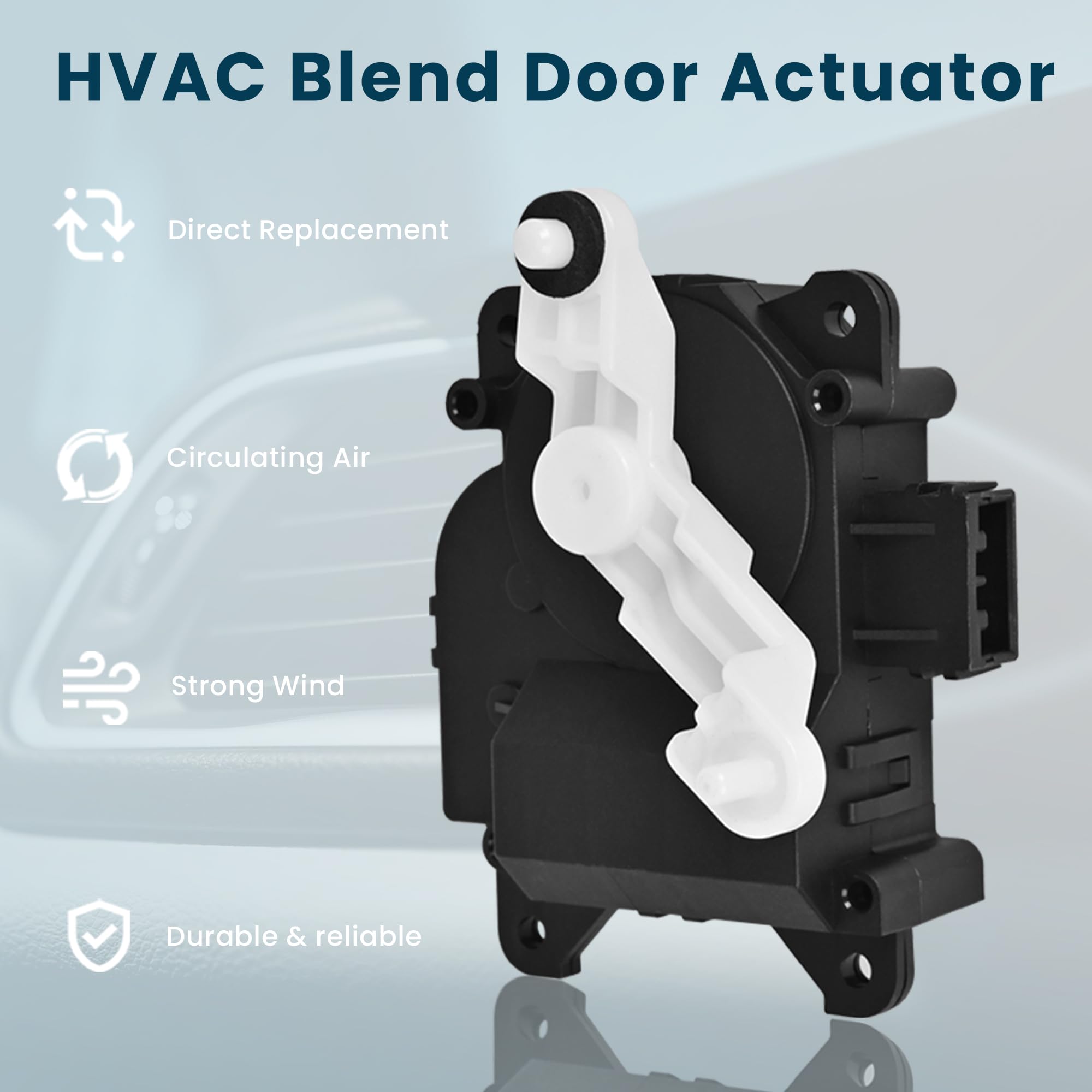 EKLN actuator in cabin scene showing improved temperature control