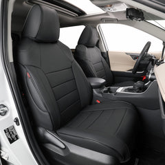 EKR front seat view showing precise fit and upgraded cabin look