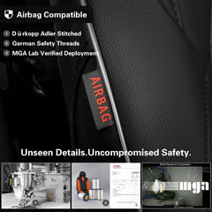EKR rear seat folded to show trunk access and split-fold compatibility