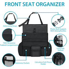 Elantrip bottle holders and deep compartments holding drinks and supplies