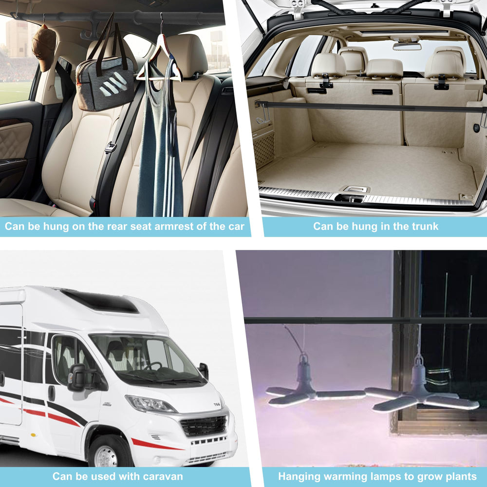 Elantrip extended and collapsed bar side-by-side showing compact storage benefit