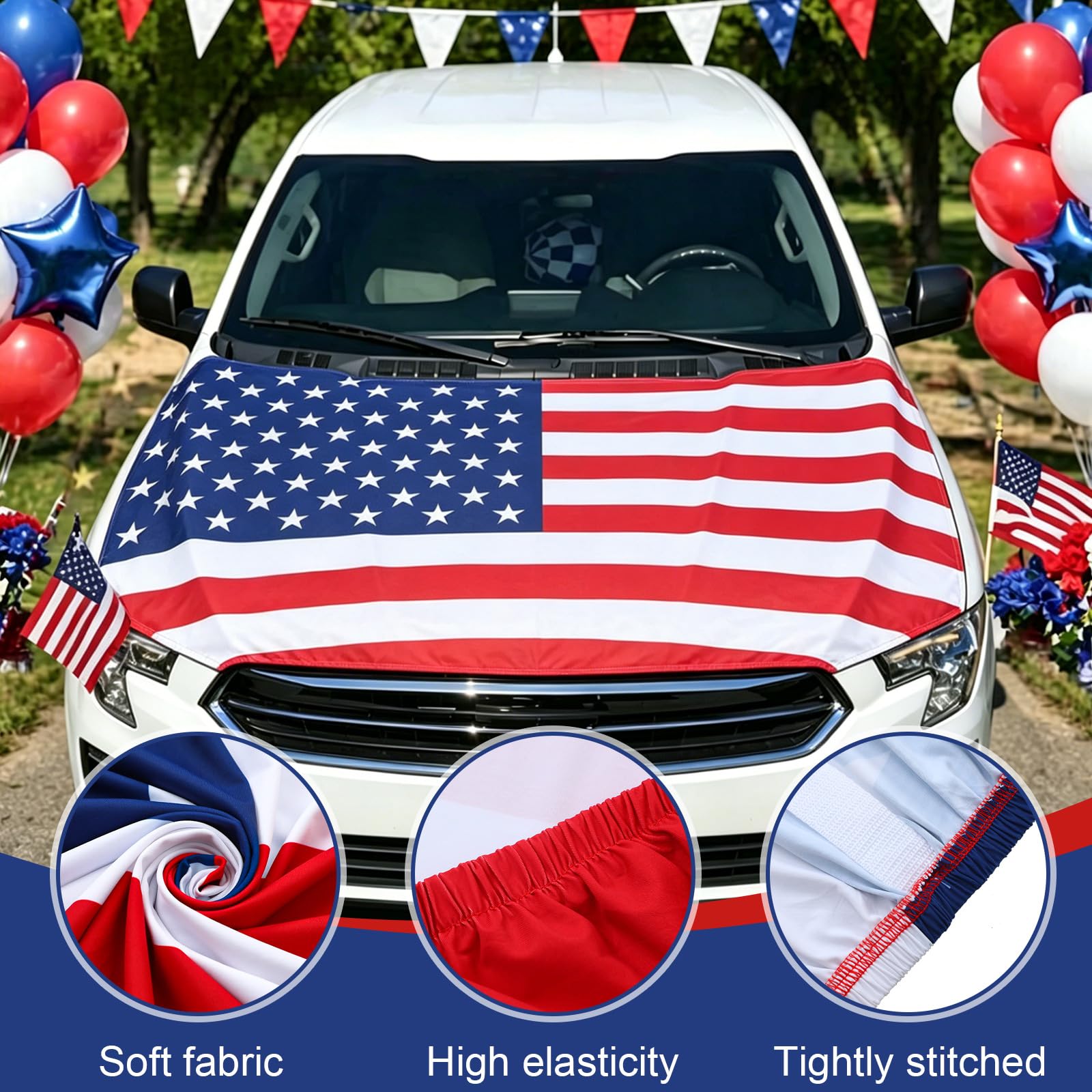 ElaraBerry cover size comparison on a compact SUV demonstrating fit guidance