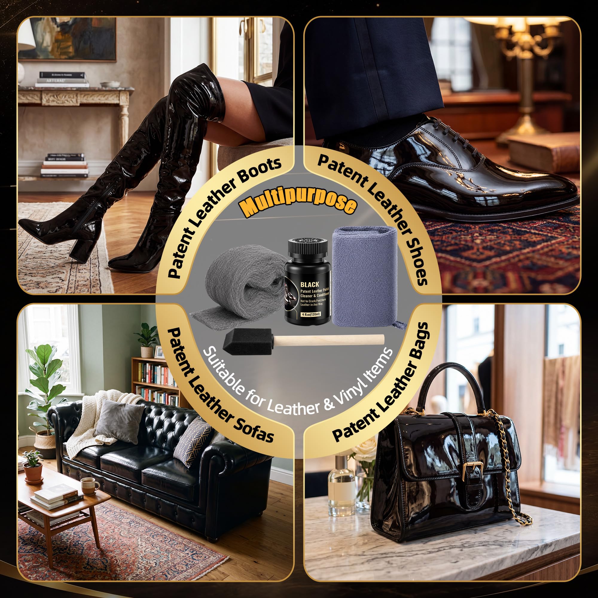 ElaraBerry styled scene with polished boots showing inspection-ready look