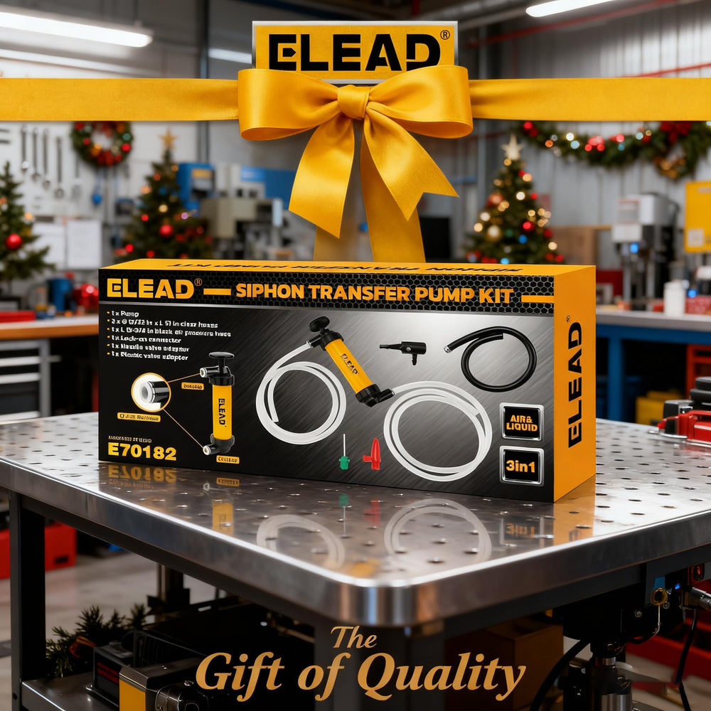ELEAD inflating a balloon and sports ball with included adapters