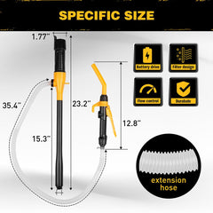ELEAD nozzle close-up with adjustable flow control for precise pours