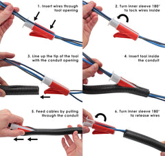 Electriduct five sizes laid out to show range, speeds correct size selection