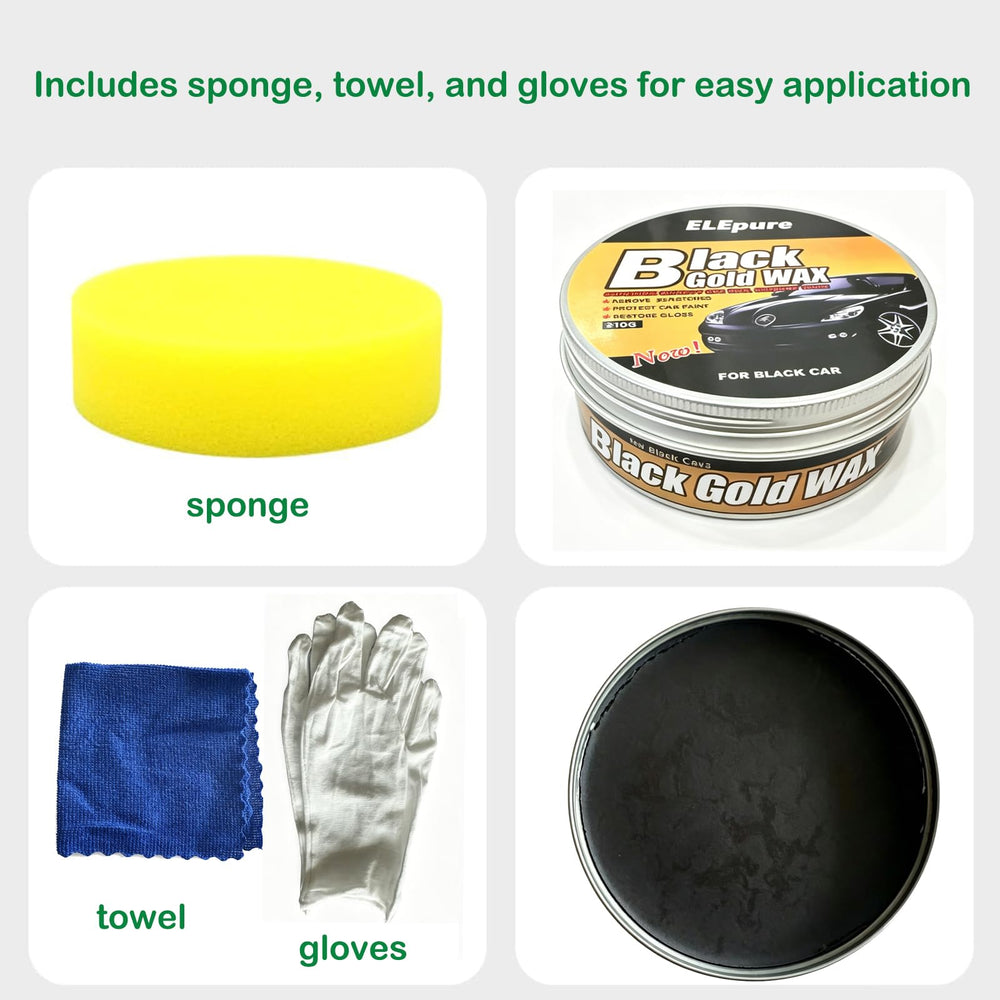 ELEpure open solid wax texture highlighting smooth application