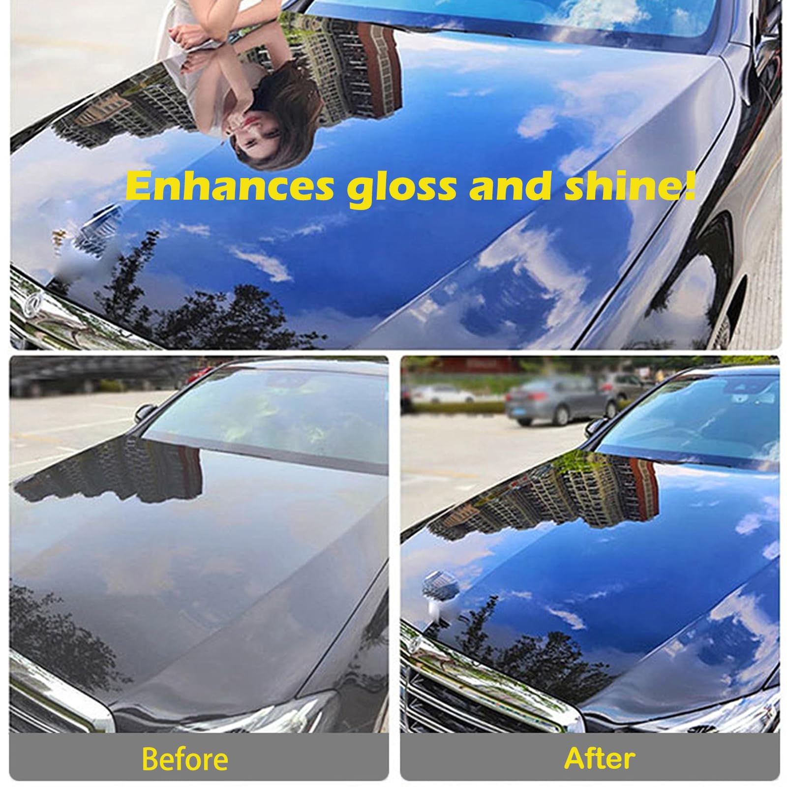 ELEpure used on wheel and tire for renewed clean appearance