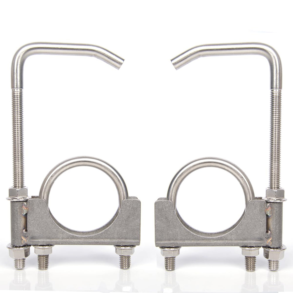 eLifecenter clamp and hanger front view showing complete two-piece set and durability