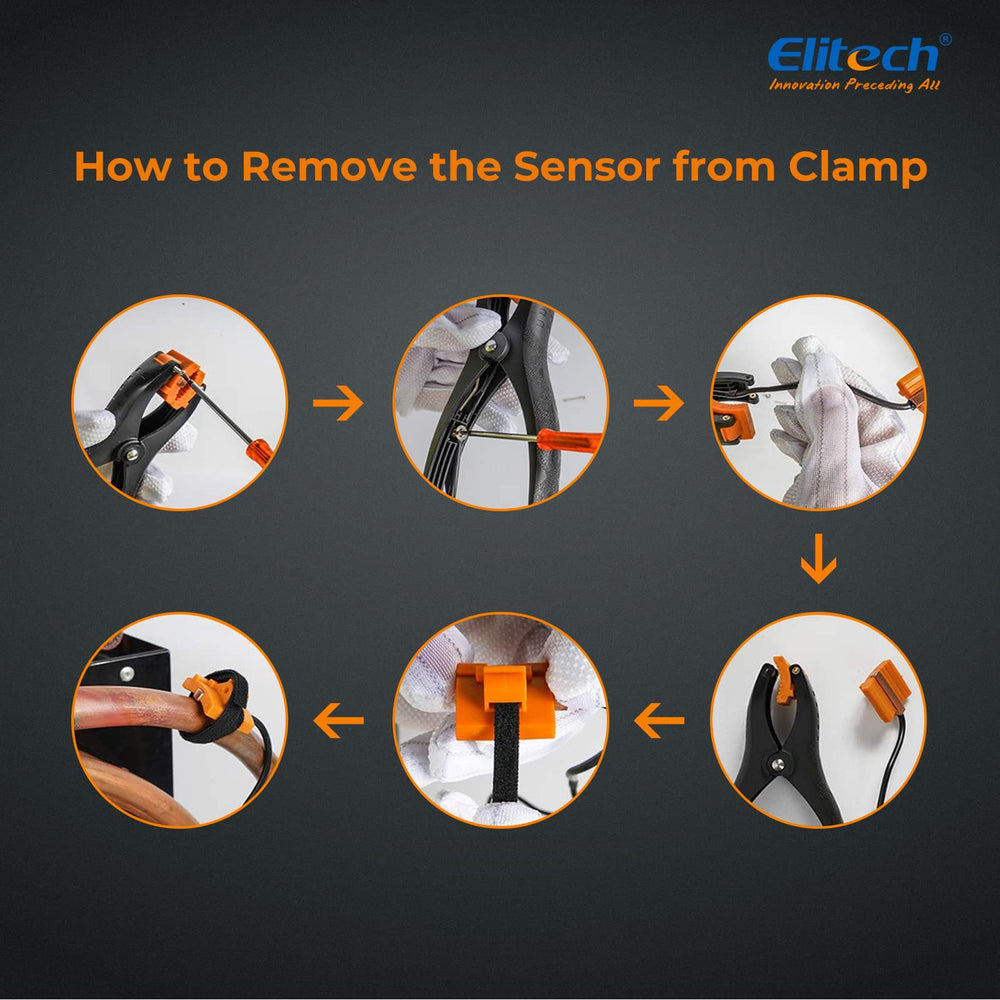 Elitech rugged carrying case packed for field protection and organized transport