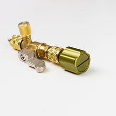 Elitech reinforced metal knob detail, ergonomic grip for repeated use