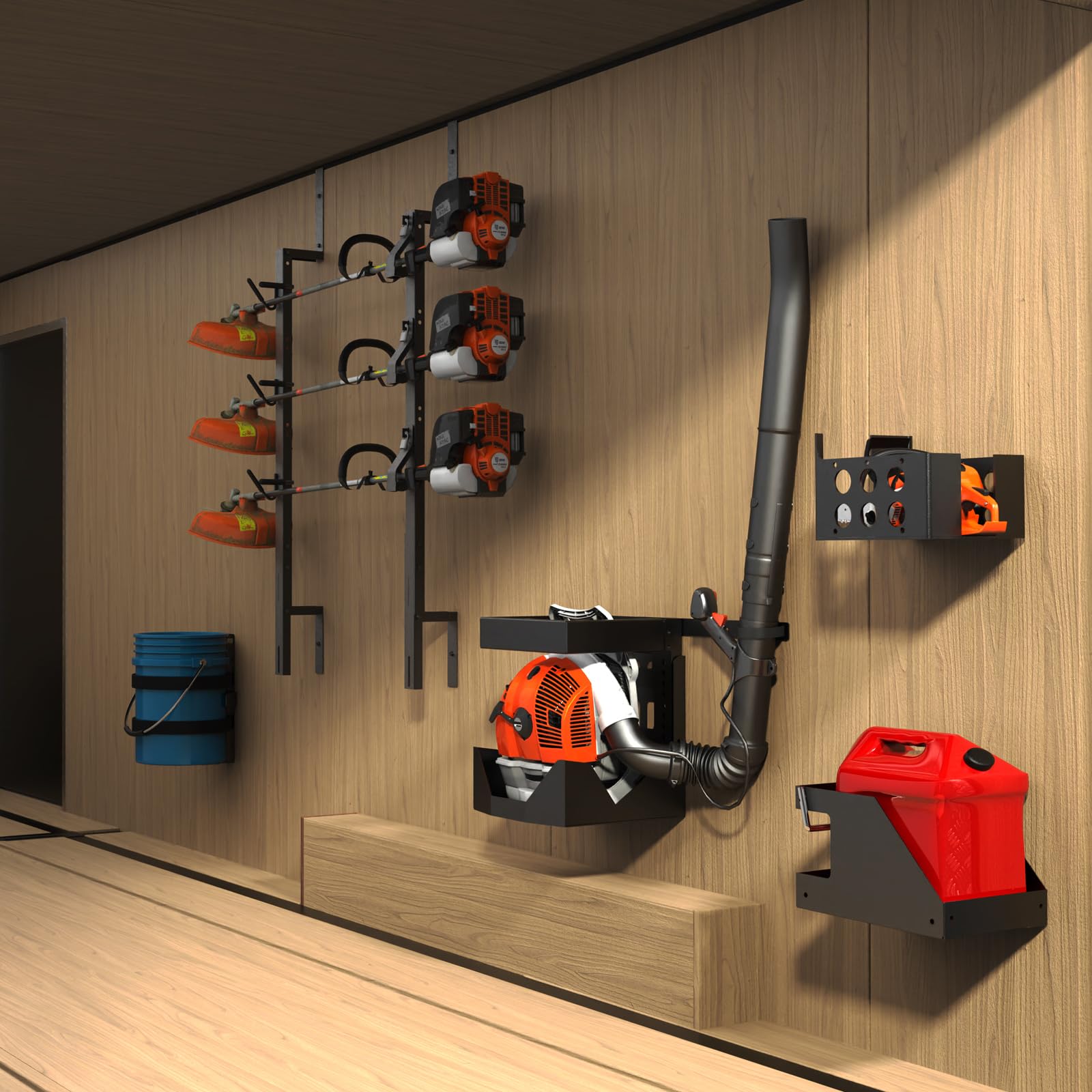 ELITEWILL side profile with three trimmers in place reducing tool crowding