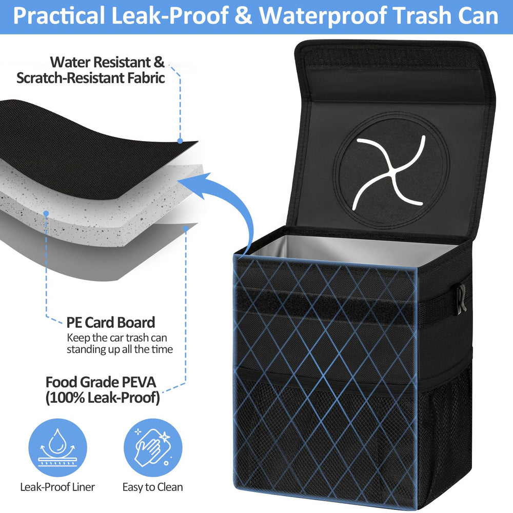 ELONGRIVER side pockets holding cups and wipes for quick access benefit