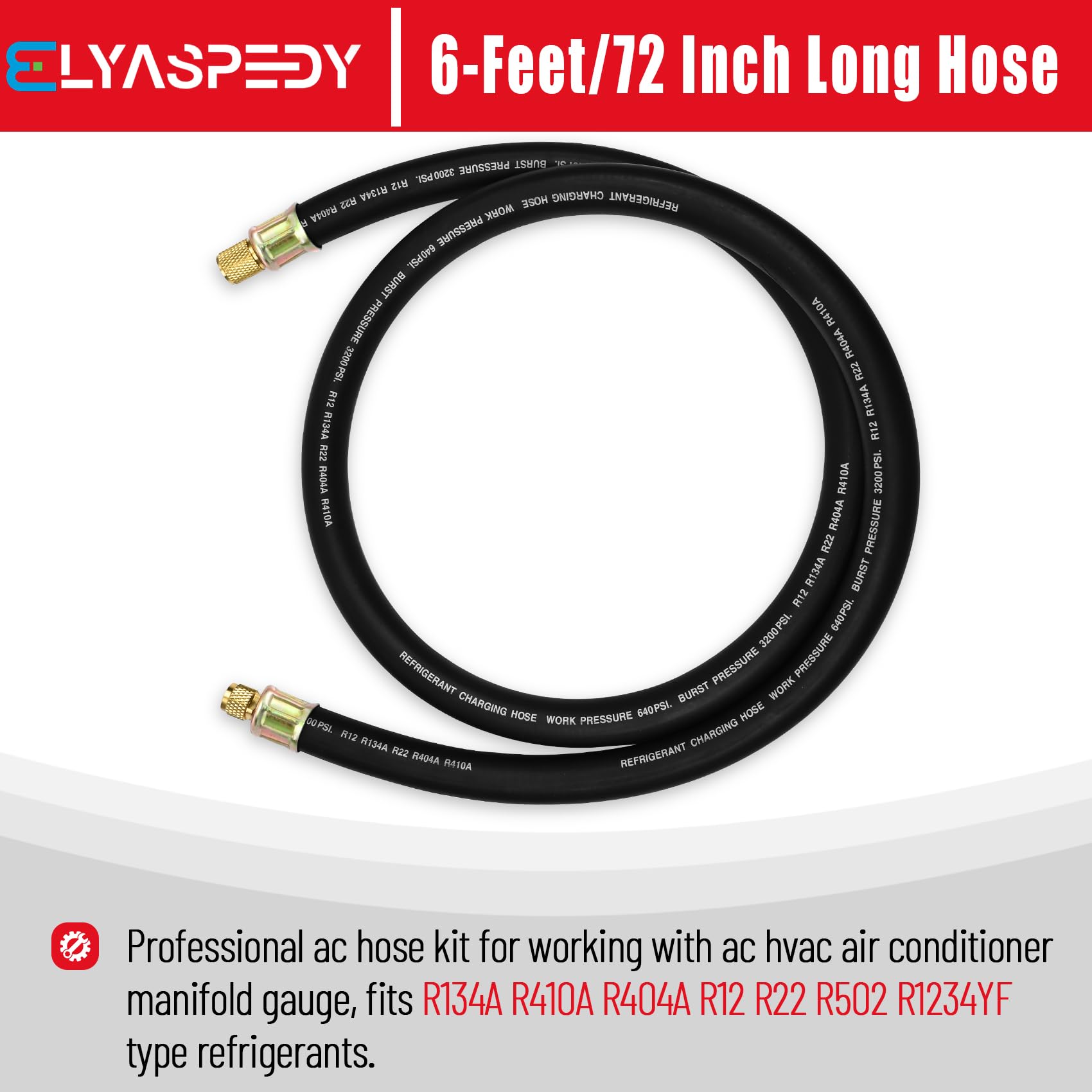 Elyaspedy brass connector close-up demonstrating durable fitting and secure seal