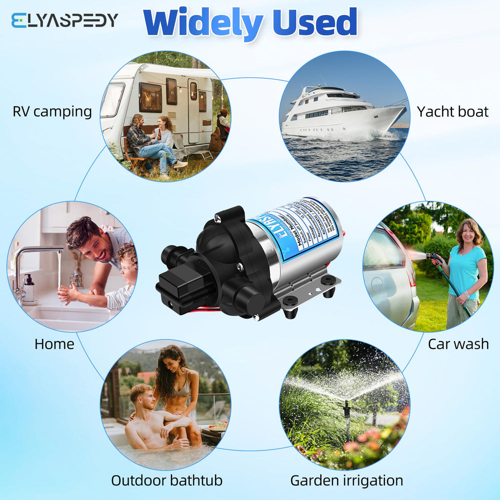 Elyaspedy packaging and accessories showing included parts and warranty benefit