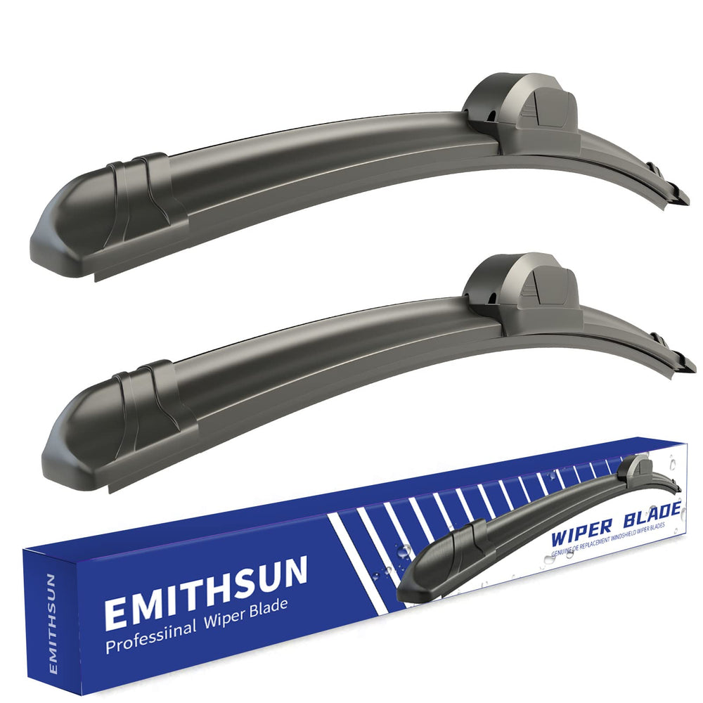 EMITHSUN front packaging of 22 and 21 inch set showing clear fit benefits