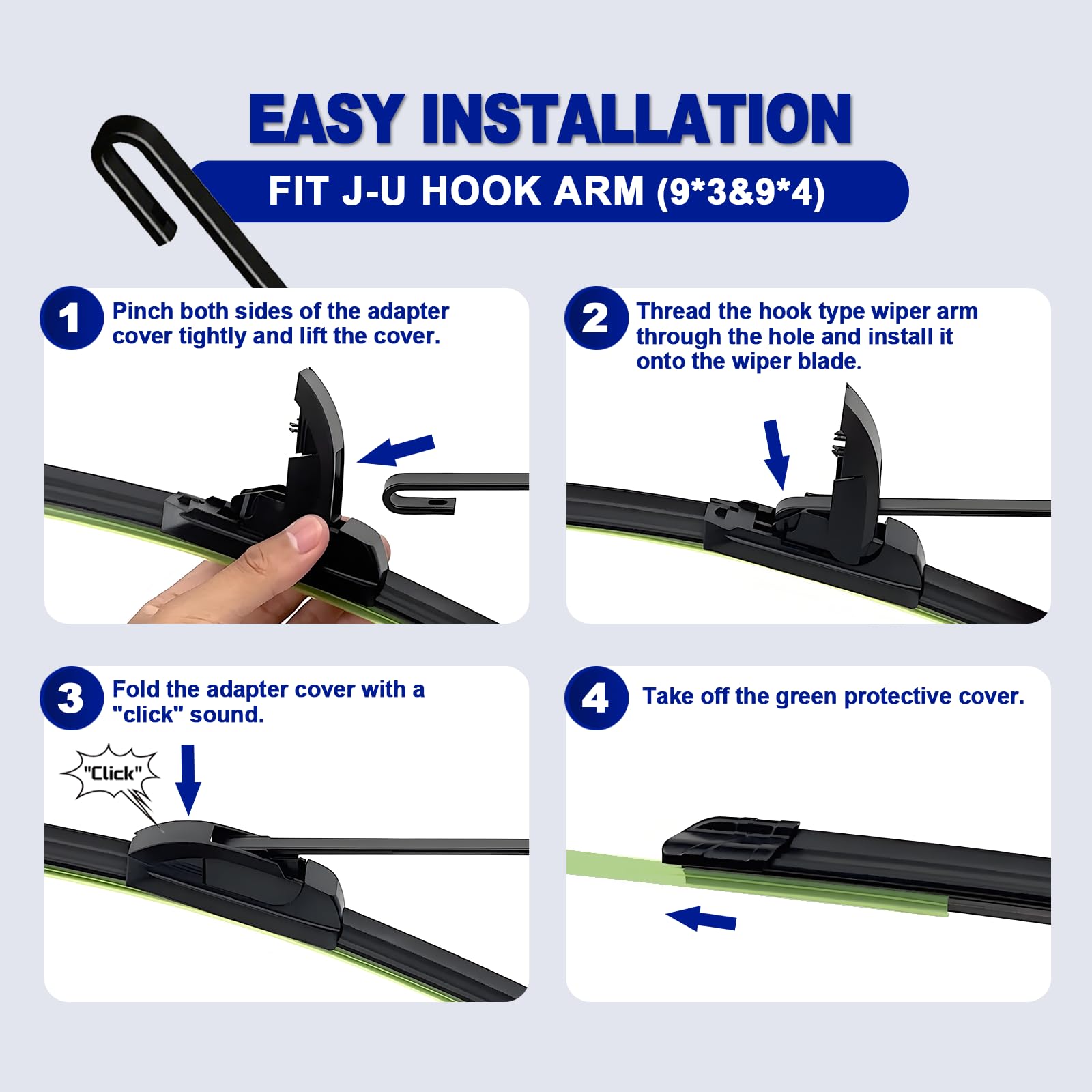 EMITHSUN side-by-side 16 inch blades display for quick size comparison