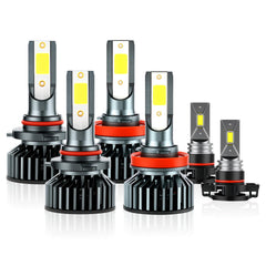 EMuna front packaging showing complete Chevy Silverado LED kit and easy upgrade benefit