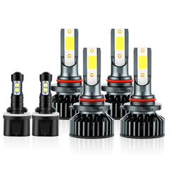 EMuna front packaging showing full 6-piece Chevy Tahoe LED kit and benefits